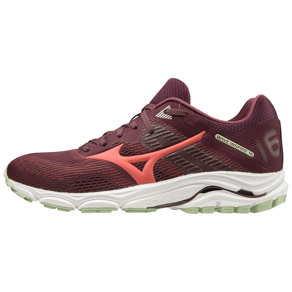 Zapatillas Running Mizuno Wave Inspire 16 Mujer Burdeos Comprar KYGS-72538